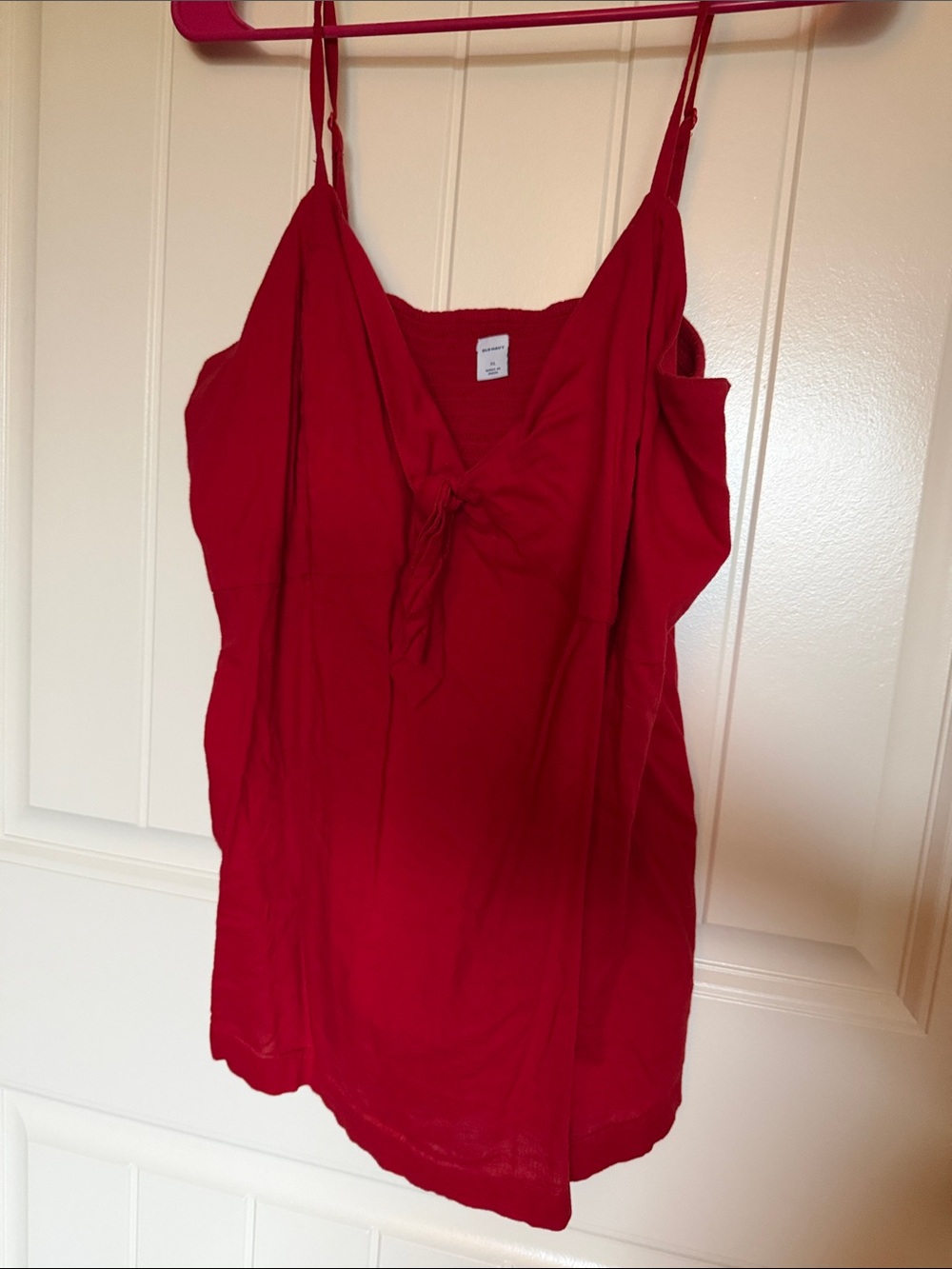 XL Old Navy Red Crop Top